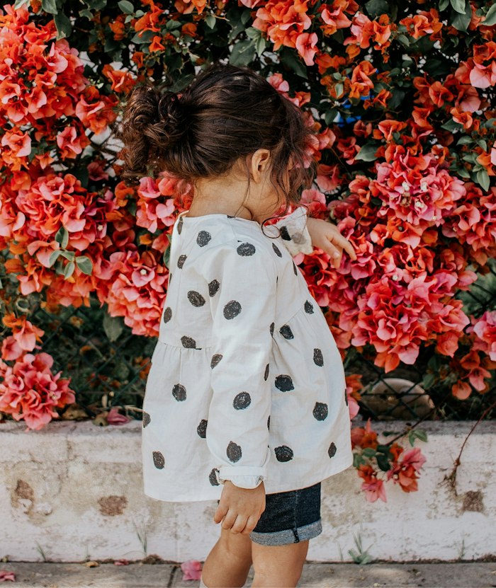 Girls Ruffle Polo Top